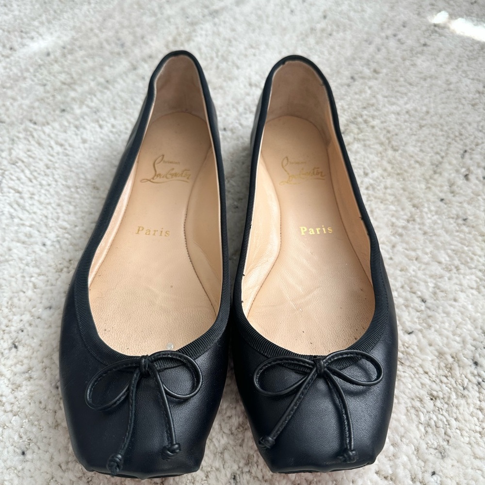 Christian Louboutin Black Ballet Flats